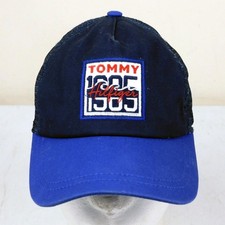 Tommy Hilfiger Trucker Hat 1985 Logo Patch Youth Sized Fits Small Adult Heads