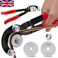 Heavy Duty Brake Line Pipe Bender Tube Bending Tool 3/16" 1/4" 5/16" 3/8" UK