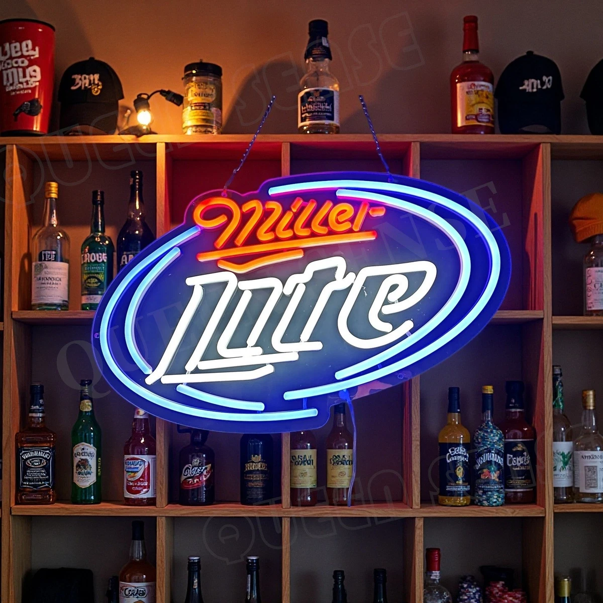 miller light neon beer sign products for sale | eBay