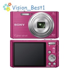 Sony Cyber-shot DSC-W730 Digital Camera 16.1MP 8x Optical Zoom Auto Focus Pink