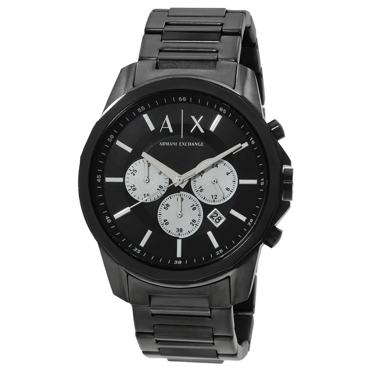 Armani Exchange Banks Chronograph Quartz Black Dial Men's Watch AX1765