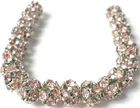 20 Swarovski Crystal Rose Pink Rhinestones Almost Round Rondelle Beads 9x7mm