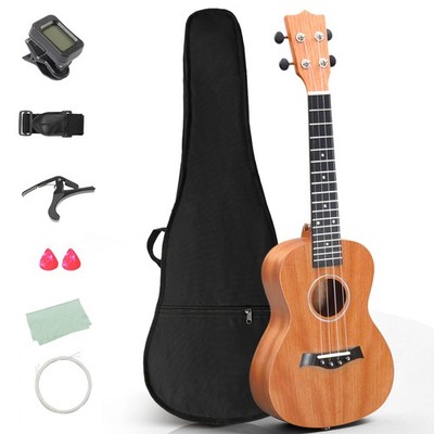 21/23/26 Ukulele Professional Beginner Kit  With Gig Bag, Strap, Picks