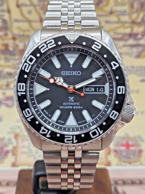Seiko Mens Automatic Watch MONSTER Modified 21J Scuba DIvers 200m December 1997