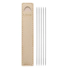 5Pcs Extra Fine Knitting Needles 1.8mm Dia 14cm Length Mini Double Pointed