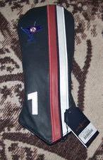 NEW LINKS AND KINGS Leather Driver Golf Head Cover OCEAN REEF CLUB Midnight Blue