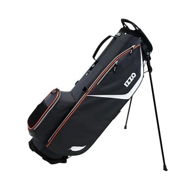  Ultra Lite Golf Grey/Orange Stand Bag