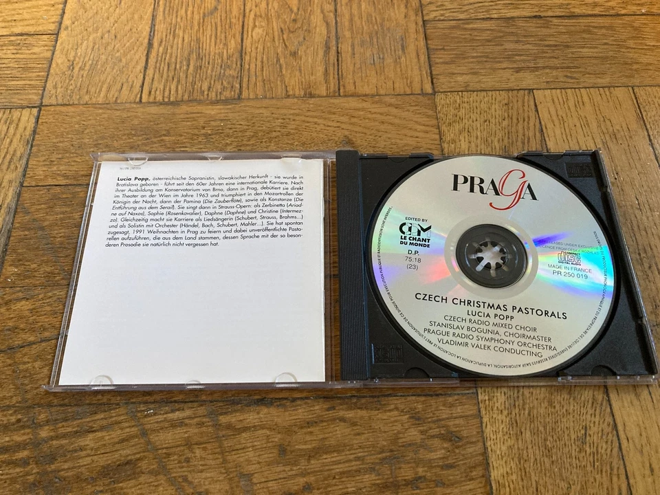 Lucia Popp: Bohemian Christmas Pastoral Songs Ceske Prague Radio Orch CD 1991 - Imagem 2 de 3
