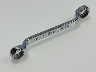 NEW SK Tools USA 87763 Offset Box End 13mm x 14mm Metric Wrench - 12 Point