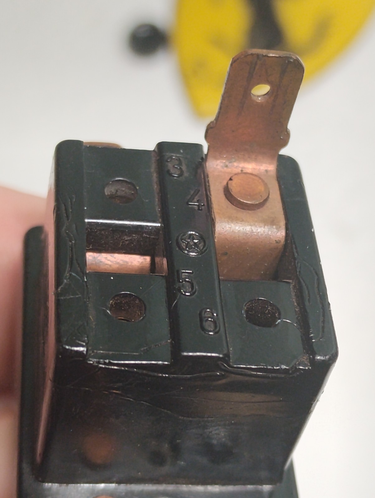Ferrari 330 Interior Control Light Toggle Switch With Knob_275_365_VINTAGE NEW