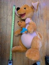 Winnie the Pooh Kanga & Roo Jumbo 21" Peluche Imbottito Mattel Arcotoys Disney Raro