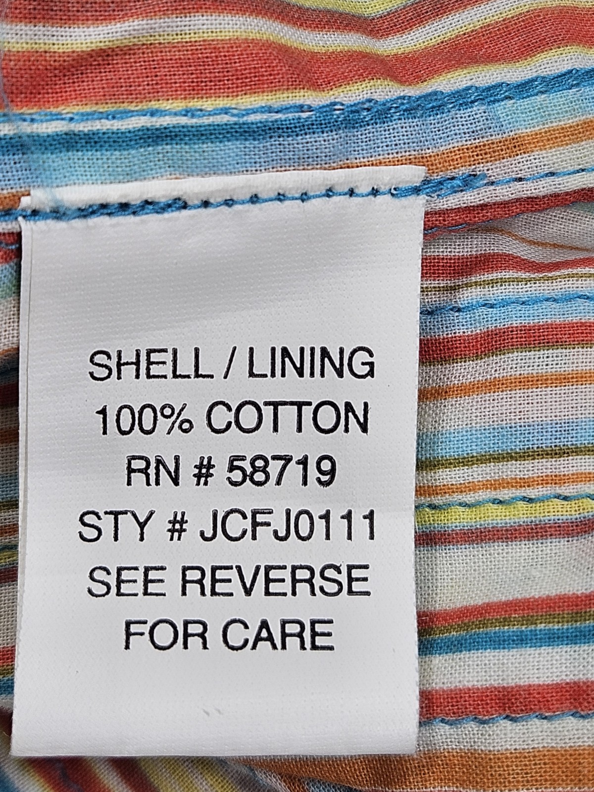 Choices Reversible Cotton Jacket Shell Buttons Fl… - image 15