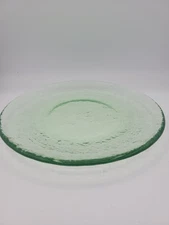 Fire & Light F&L Recycled Glass Dinner Plate Celery Green 10.5-11"