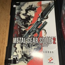 Metal Gear Solid 2: Sons of Liberty Sony PlayStation 2 Complete With Manual!