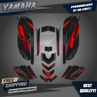 Yamaha Raptor 660R ATV Graphics Kit 2001 2002 2003 2004 2005 Decals Custom
