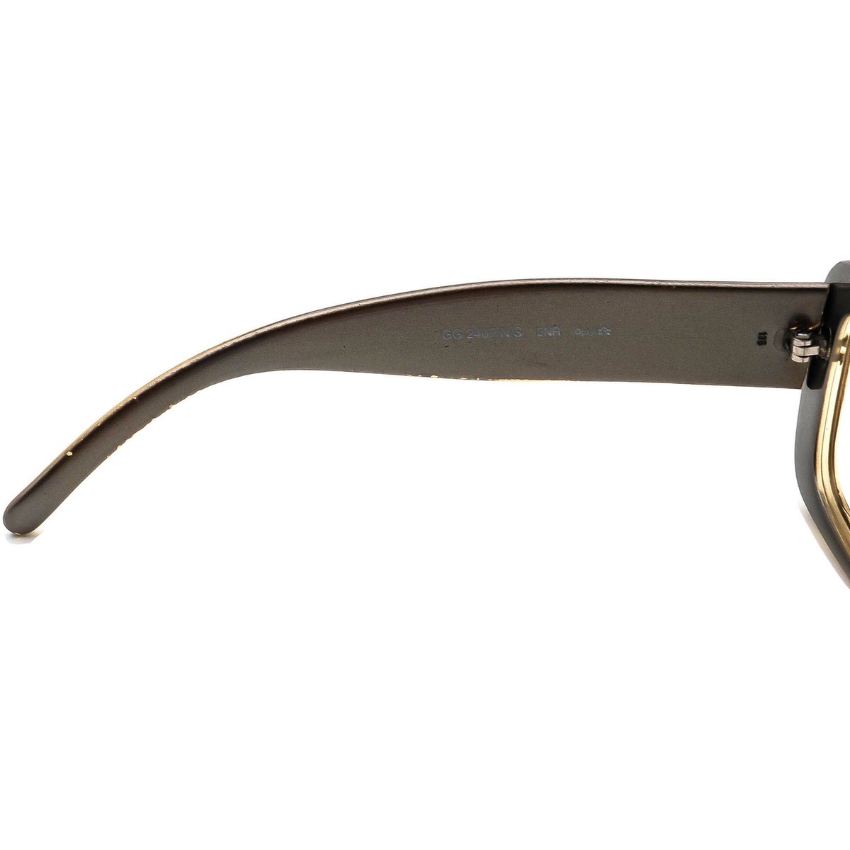 Gucci Sunglasses Frame Only GG 2407/N/S 3NR Gold on Brown