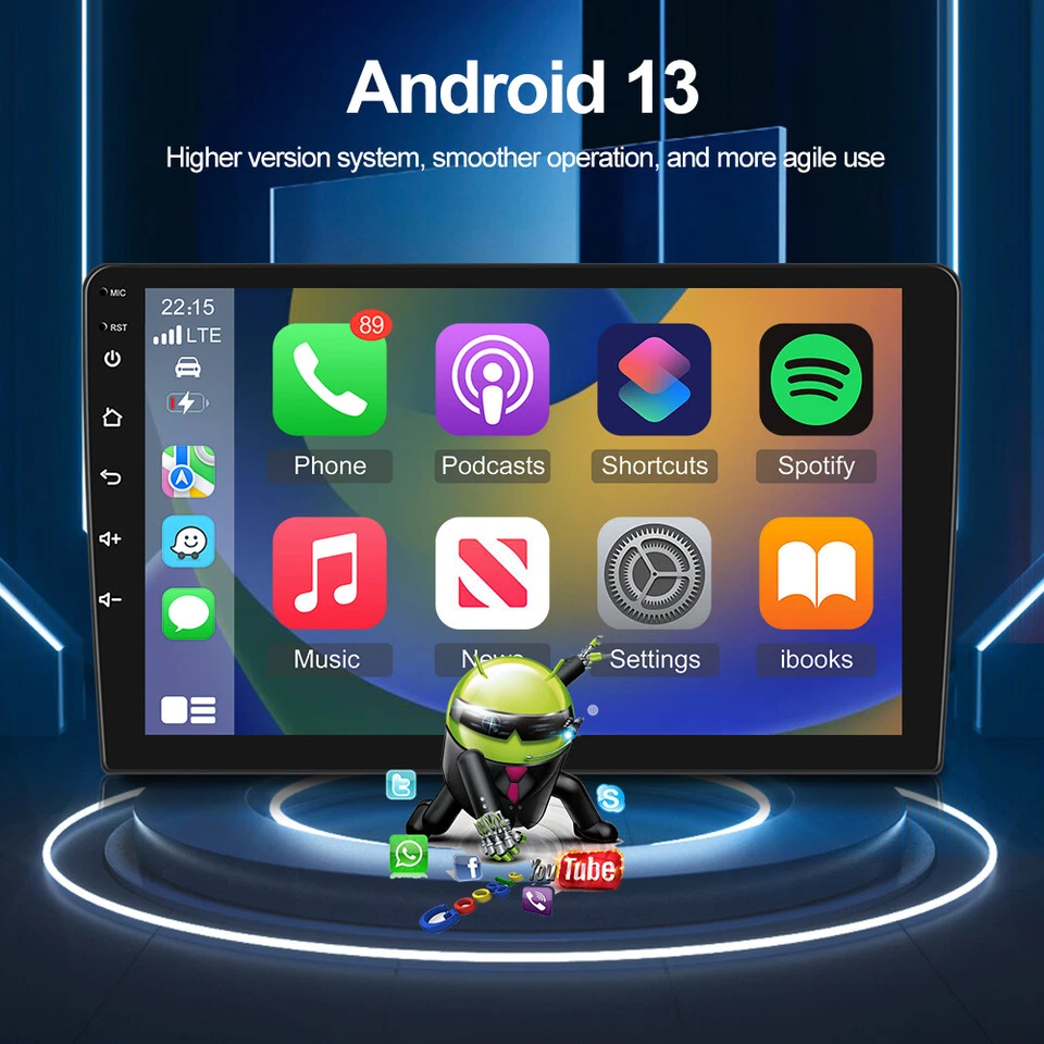 Carplay For Mercedes Benz E-W211 E320 E500 E350 CLS-W219 Car Radio GPS 2G+32GB Foto 4 de 4