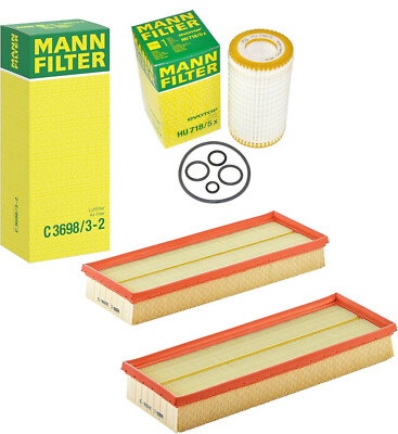 Engine Air Filter Oil Filter Kit OEM Mann-Filter for Mercedes V6 V8 Gas Engine
