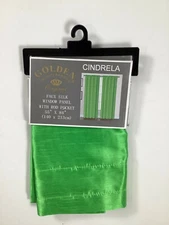 Golden Original Mint Cindrela Faux Silk Window Panel with Rod Pocket 55x84 NEW!