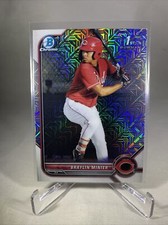 2022 Bowman Chrome Braylin Minier Rookie Mega Box Mojo Refractor #BCP-93