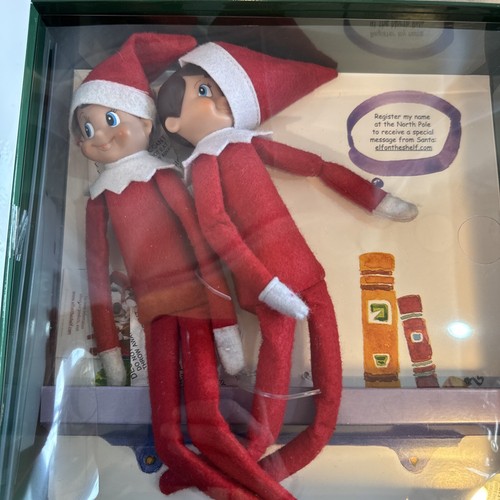 The Elf on the Shelf a Christmas Tradition storybook and 2 Elf Elves In Box - 第 3/5 張圖片