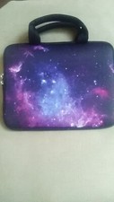 Colo IPad Tablet Ebook Neoprene Sleeve Blue Galaxy With Handles Sleeve...