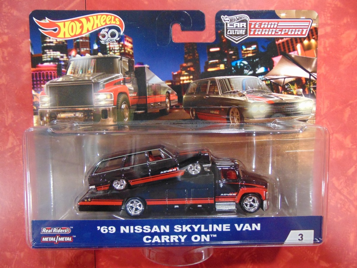 Hot Wheels Car Culture Team Transport '69 Nissan Skyline Van