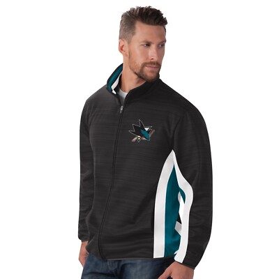 NHL San Jose Sharks G-III Power Forward Jacke Track Jacket Trainingsjacke