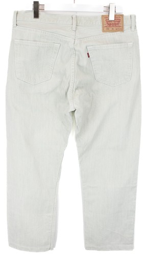 Levi's 590 Jeans Para Hombre W38 L28 Corte Recto Con Cierre De Botón Denim - Foto 2 di 10