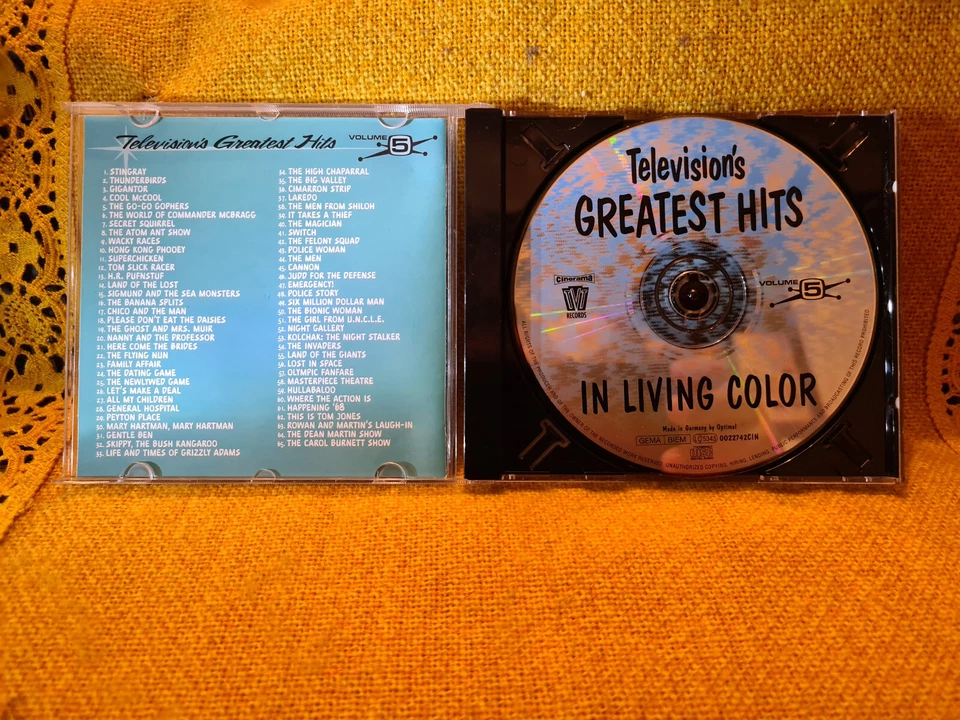 Television´s Greatest Hits, Vol. 5 In Living Color (1996 CD-Album) orig TVThemes - Bild 2 von 3