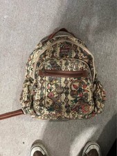 SAKROOTS Floral  Multicolored Backpack with multiple pockets