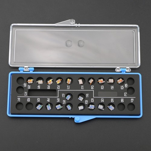 Brackets de zafiro monocristalino de ortodoncia dental Roth MBT 022 018 345 ganchos - Imagen 39 de 42
