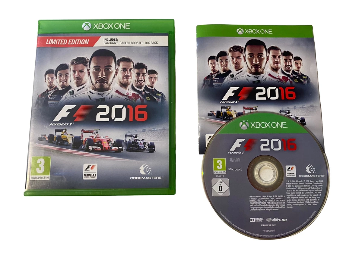 F1 2016 Limited Edition XBox One Game FORMULA ONE VGC eBay