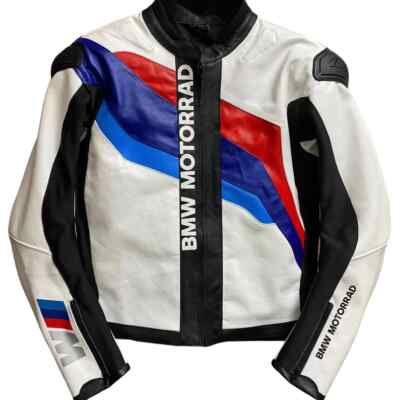 BMW Motorrad Motorbike Racing Leather Jacket - Cowhide Leather