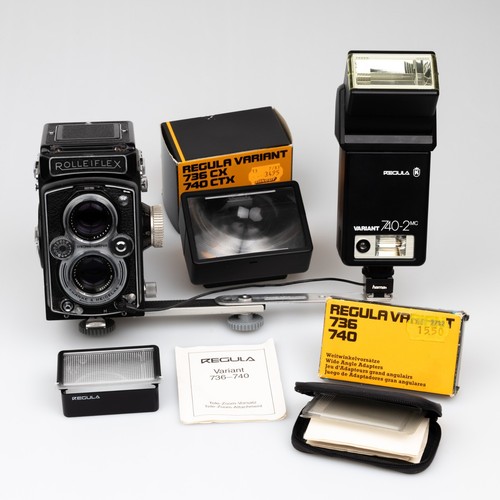 *MINT* Regula Variant 740-2 MC Electronic Flash Rolleiflex Yashica MAT 124G TLR - Picture 8 of 24