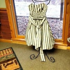 BCBGMaxAzria Strapless Zippered Lined Belted Event Sz. 2 Dress