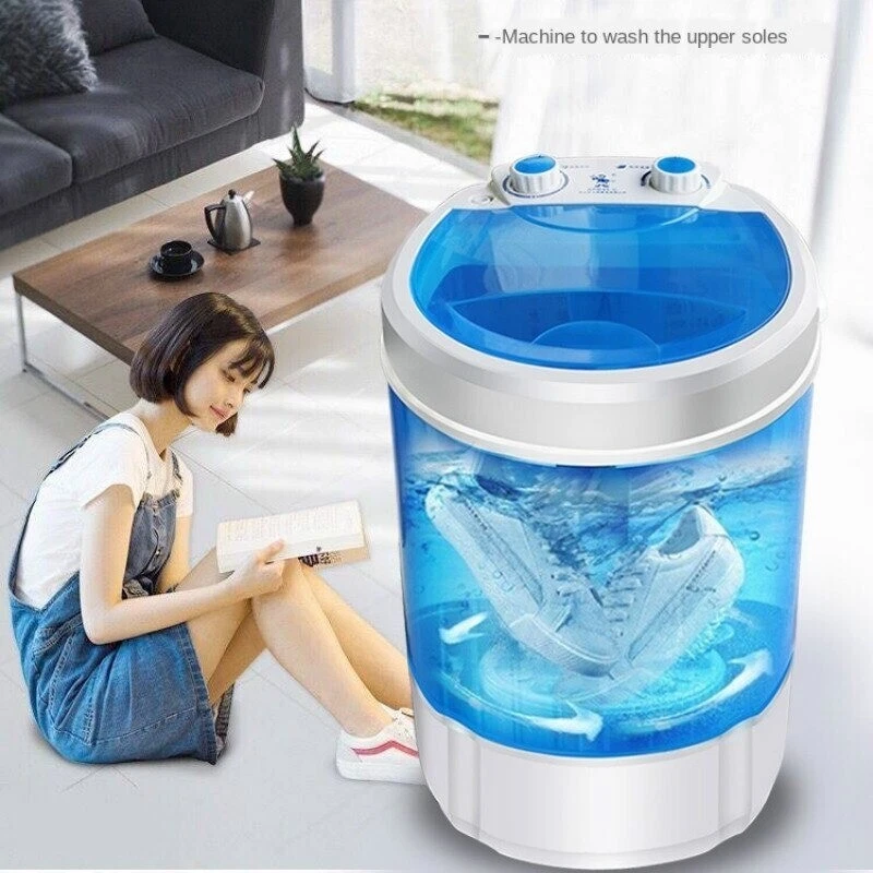 Mini Washer Machine 8L Mini Washer Portable Socks Washer Machine Efficient  Small Laundry Bucket Lazy Person