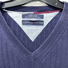 Tommy Hilfiger Vintage 90s Cable Knit Oversized Sweater Vest Size XL