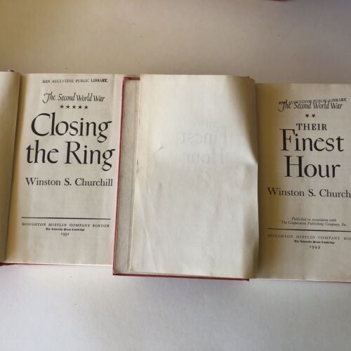 The Second World War Series Winston Churchill complete 1940s-1950s Ex Library - Picture 4 of 17