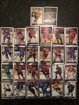 2017-18 Panini NHL Hockey Stickers U Pick You Complete Set Player Art FOIL FOILS