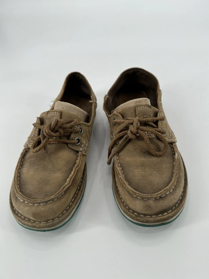 Mocasín Ariat Cruiser Castaway 10023017 de cuero bombardero marrón para mujer talla 5,5 B Foto 3 de 4