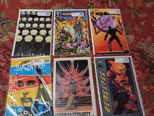 Lot Of 6 Mix Comics Beasties/Neomen/Greenhaven/Innercircle/Shadowmen/7ToEternity