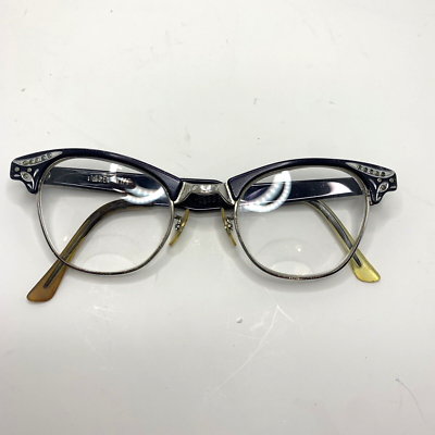 Vintage Eyeglasses Artcraft 4 1/4-5 1/2 Alum USA Alum 1950s -1960s 
