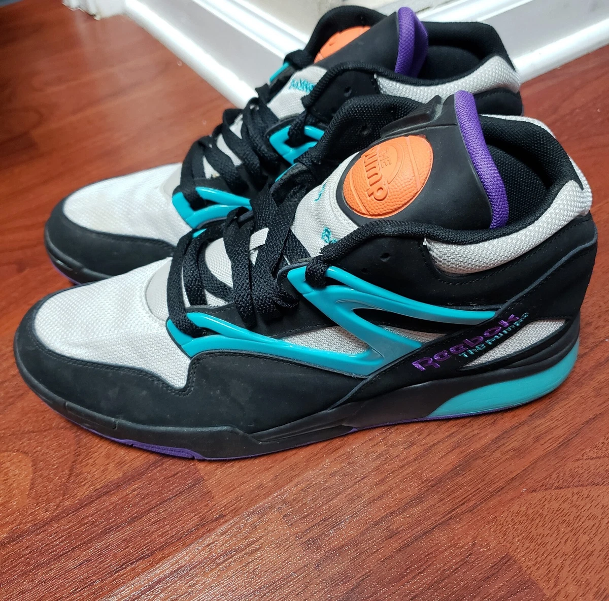 Reebok Omni Lite Black Charlotte Hornets Size 11.5 | eBay