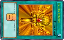 Fallen Reborn Credit card skin decal sticker small chip holographic