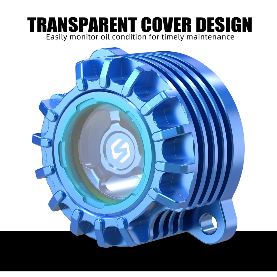 Tapón de tapa de filtro de aceite para motor derecho Husqvarna 701 Enduro/Supermoto 16-24 Foto 4 de 4