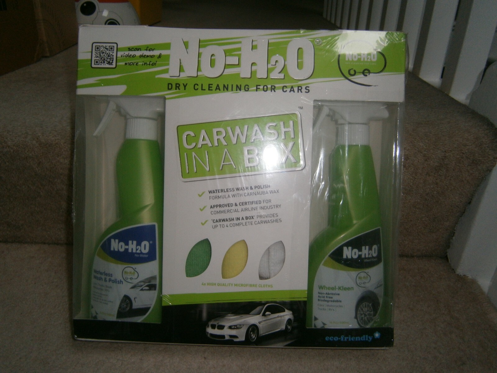 NOH20 CAR WATERLESS WASH & POLISH CARNAUBA WAX NO WATER NEEDED 6 ITEMS NEW eBay