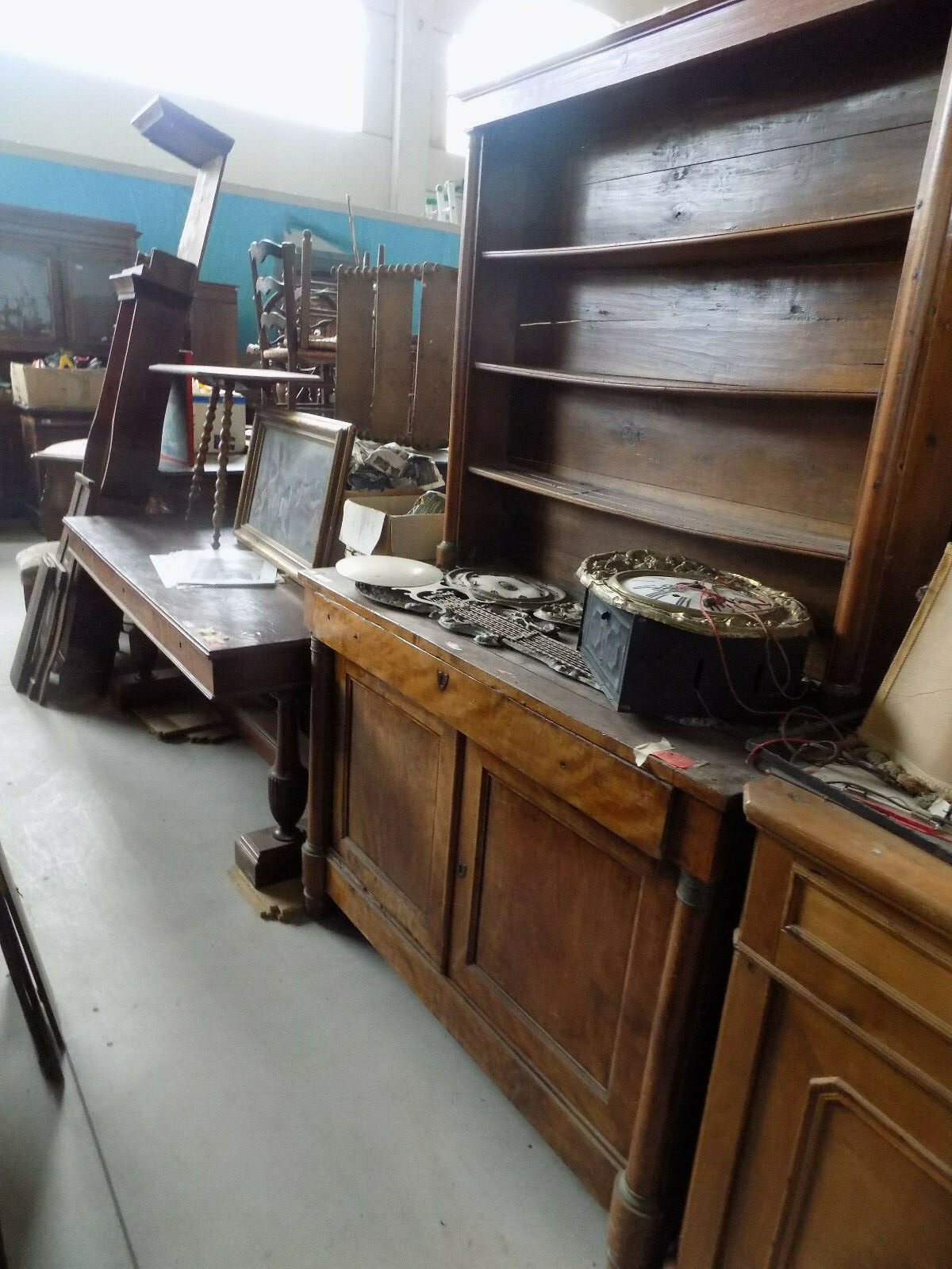 Credenza con piattaia antica eBay