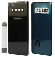 Replacement Back Glass Cover  Adhesive And for Samsung Galaxy S10 Plus Black