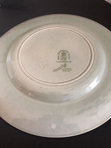 Vintage Royal Staffordshire Pottery, Clarice Cliff, Ophelia 3 Dinner Plates - Picture 6 of 12